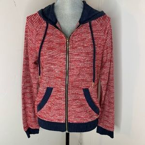 Juicy Couture Red and Blue Zip up Jacket